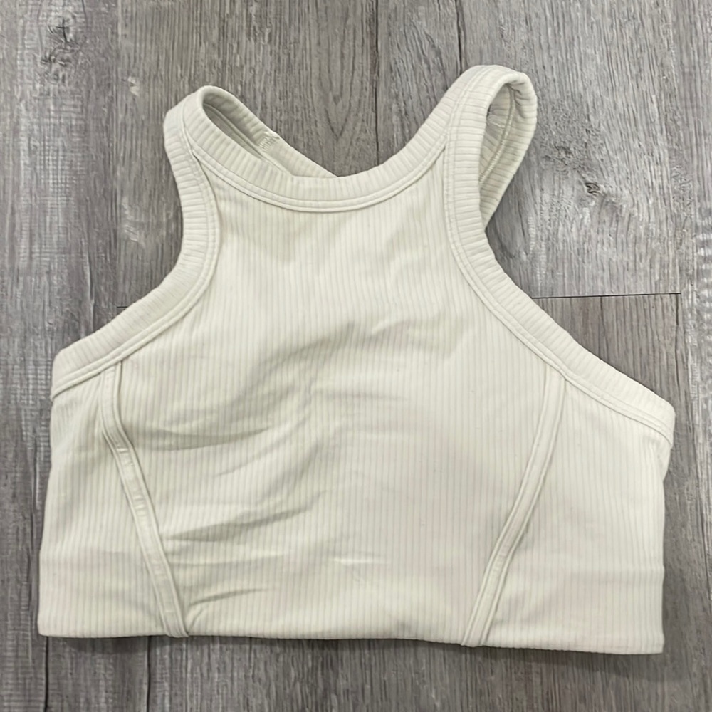 Lululemon ribbed high neck sports bra